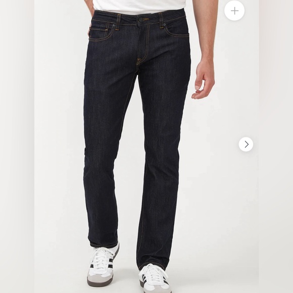 NWT - Buffalo David Bitton Slim Ash Men’s Jeans in Rinsed Indigo - Size 38/30 - Picture 2 of 10